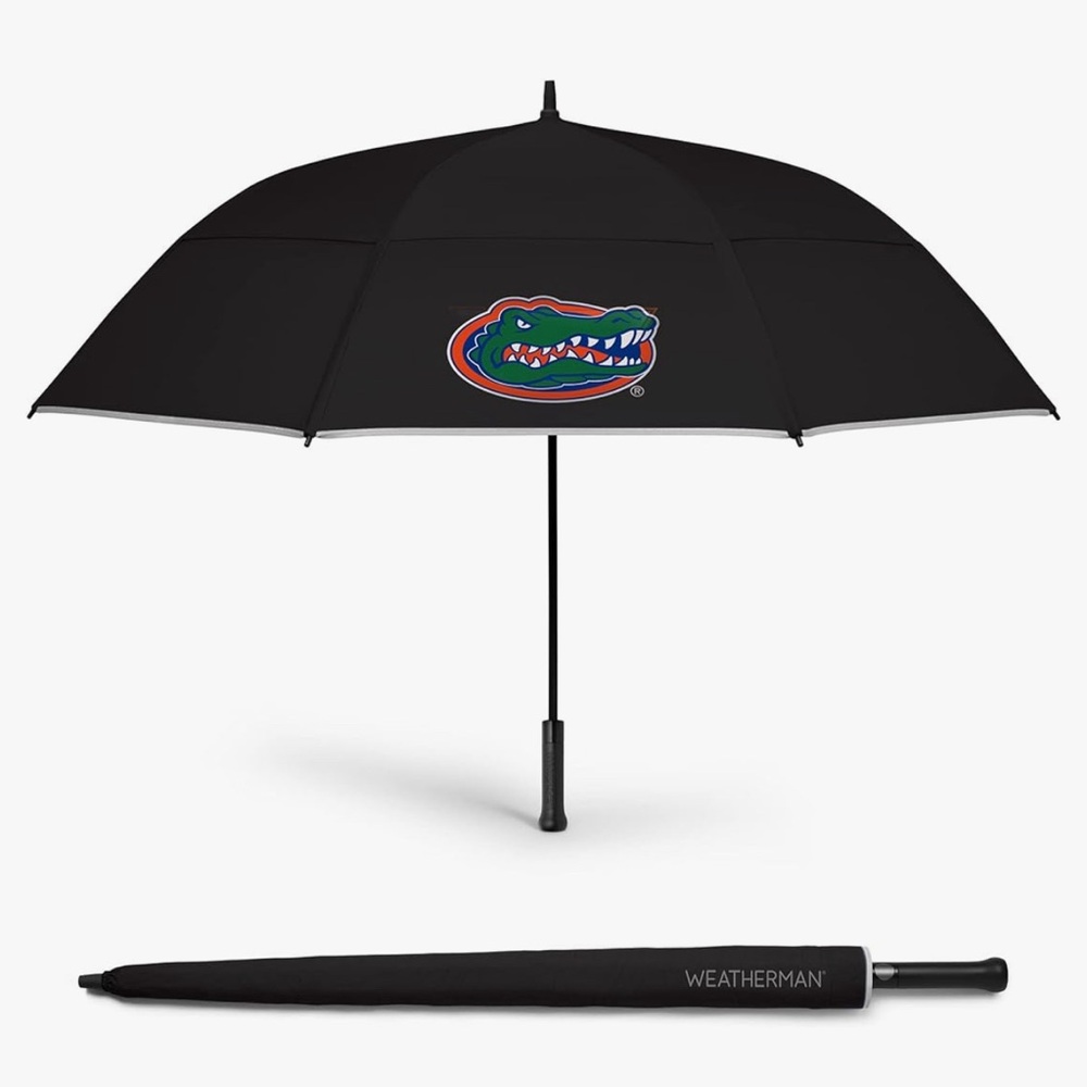 Weatherman 68" Florida Gators Umbrella Golf Heavy Duty Wind Resistant New